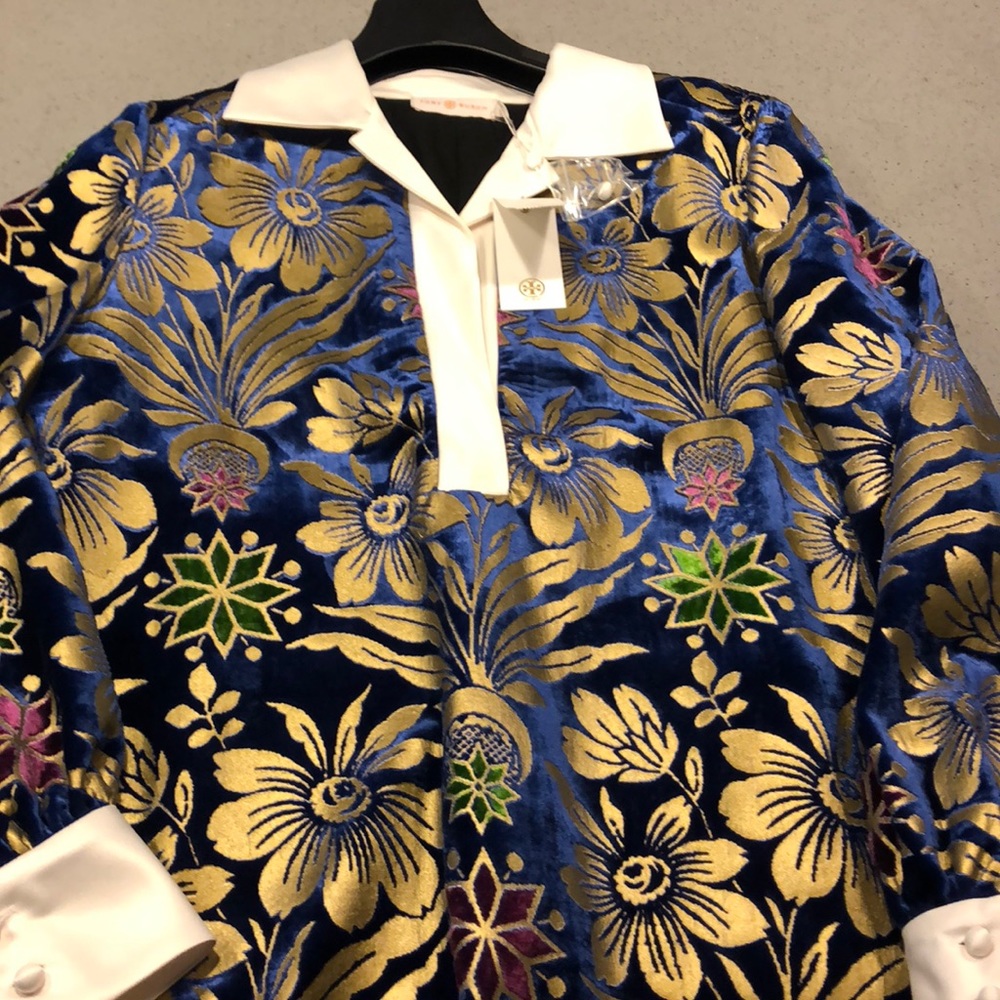 Tory Burch velvet dress 8